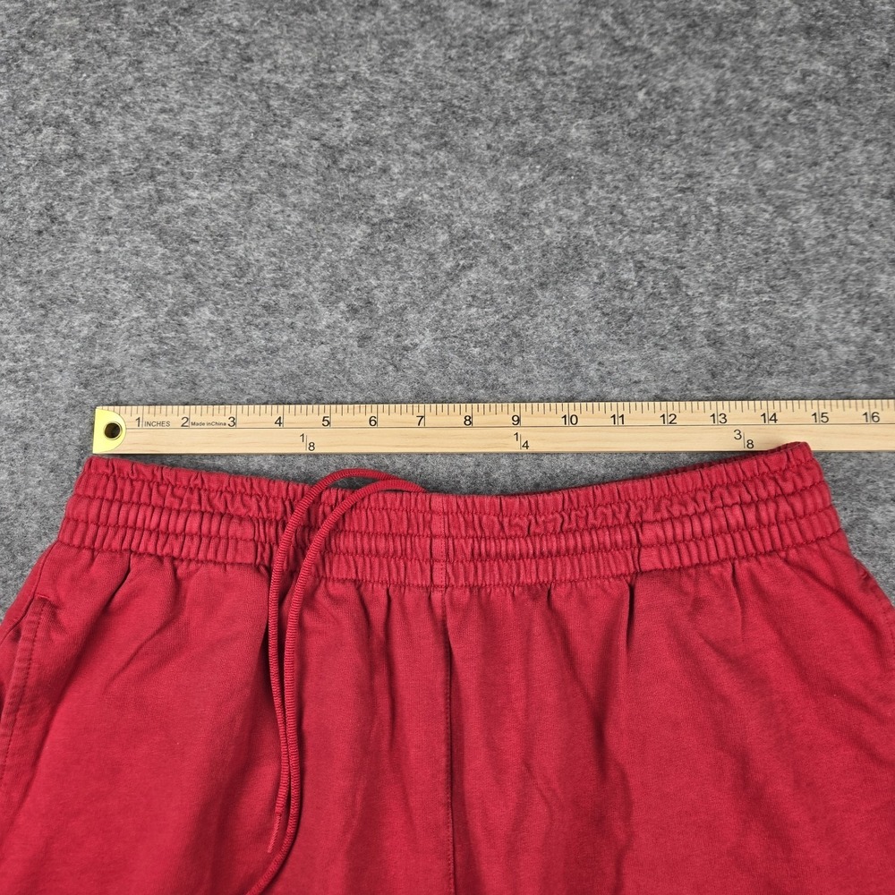 Air Jordan Men's XL Shorts Red Black Spell Out Athletic Basketball Hoop Shorts - Picture 6 of 12